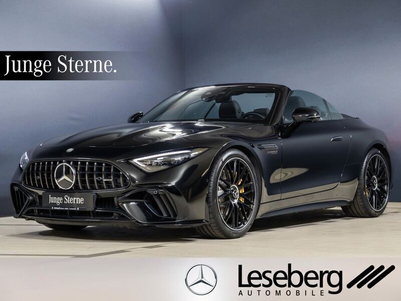 Obsidianschwarz Gebraucht 2024 Mercedes SL63 AMG AMG Cabrio | 142.590 € (Guter Preis) - Bild 1/4