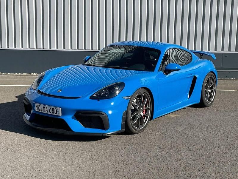 Blau Gebraucht 2023 Porsche 718 Cayman GT4 Coupé | 119.900 € (Fairer Preis) - Bild 1/4