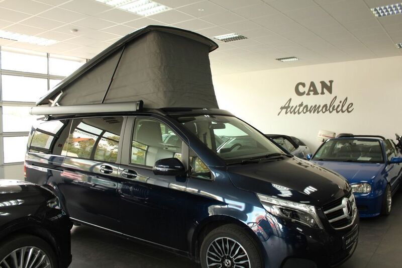 Blau Gebraucht 2019 Mercedes V250 Marco Polo Van / Kleinbus | 55.900 € (Fairer Preis) - Bild 1/4