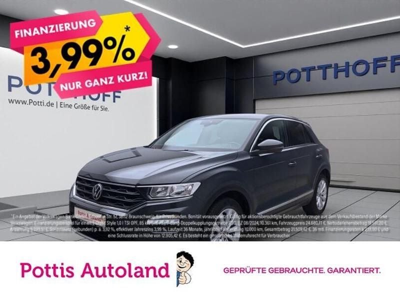 Grau Gebraucht 2021 VW T-Roc Sport SUV | 21.557 € (Guter Preis) - Bild 1/4