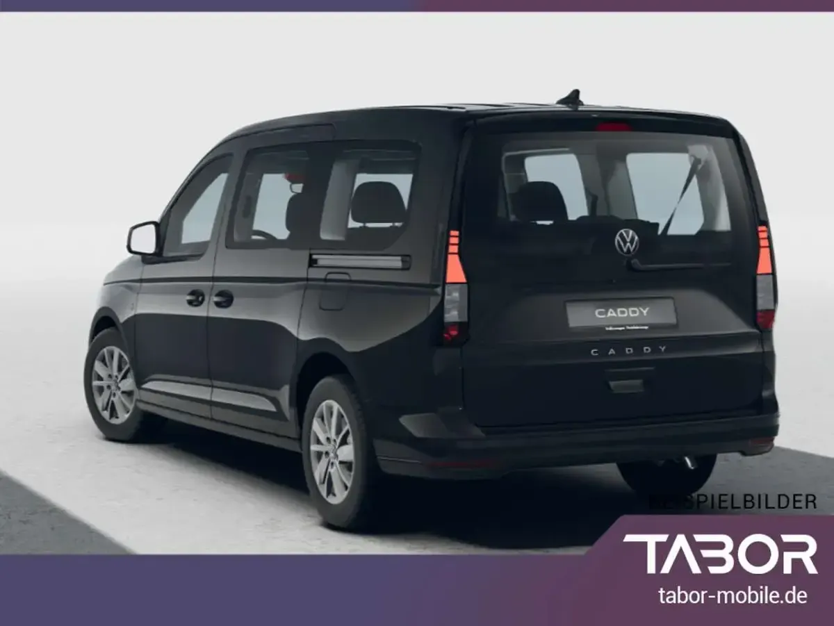 Neu VW Caddy Life 122 PS (89 kW) 2025 Deep black perleffekt Van / Kleinbus