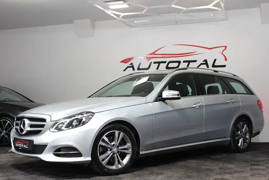 Brugt Mercedes E350 252 HK (185 kW) 2014 Sølv Sedan