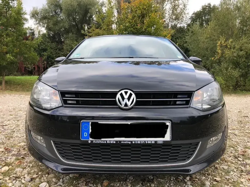 Gebraucht VW Polo Style 90 PS (66 kW) 2011 Schwarz Kleinwagen