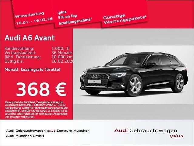 Mythosschwarz metallic Gebraucht 2025 Audi A6 Advanced Kombi | 49.479 € (Guter Preis) - Bild 1/1