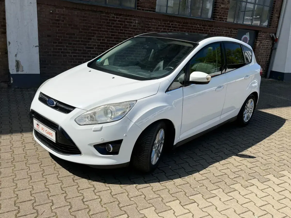 Gebraucht Ford C-MAX Titanium 163 PS (119 kW) 2014 Weiß Van / Kleinbus