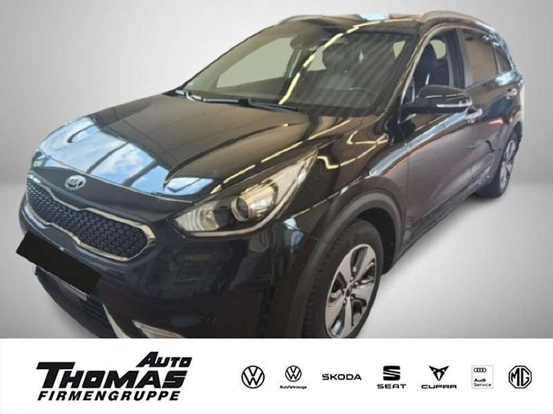 Auroraschwarz metallic Gebraucht 2017 Kia Niro Vision SUV | 13.900 € (Superpreis) - Bild 1/2