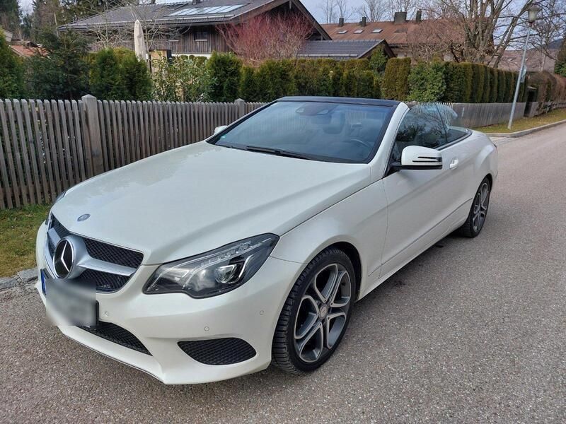 Weiß Gebraucht 2014 Mercedes E220 Cabrio | 18.995 € (Fairer Preis) - Bild 1/4