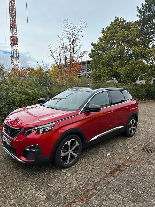 Rot Gebraucht 2016 Peugeot 3008 GT-line SUV | 17.500 € - Bild 1/4
