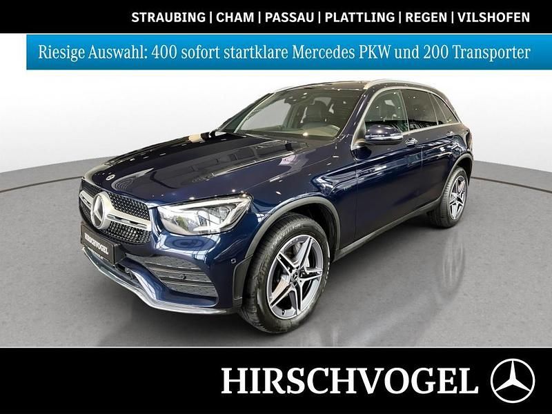 Cavansitblau metallic Gebraucht 2021 Mercedes GLC300e AMG line SUV | 33.520 € (Fairer Preis) - Bild 1/4