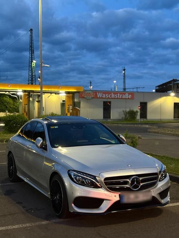 Silber Gebraucht 2016 Mercedes C400 AMG line Limousine | 22.000 € (Superpreis) - Bild 1/4