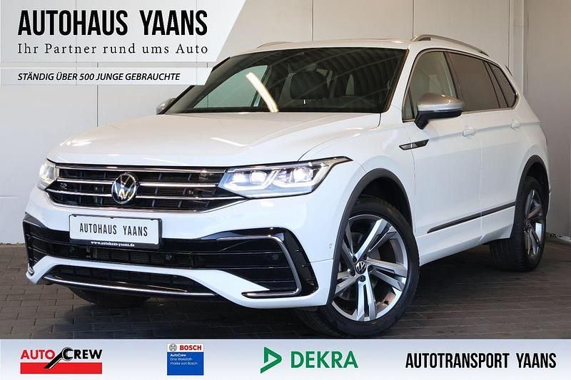Weiß Gebraucht 2022 VW Tiguan Allspace R-line SUV | 34.979 € (Fairer Preis) - Bild 1/4