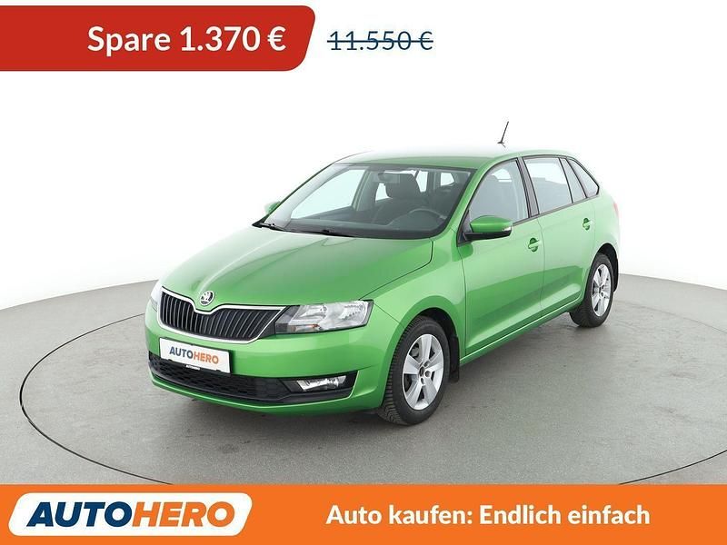 Grün Gebraucht 2019 Skoda Rapid Ambition Limousine | 10.180 € (Fairer Preis) - Bild 1/3