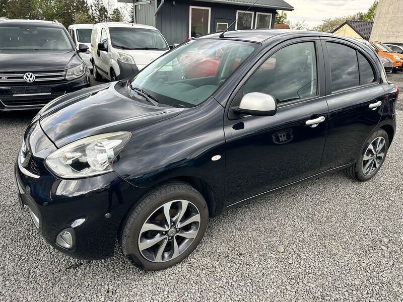 Schwarz Gebraucht 2016 Nissan Micra N-TEC Kleinwagen | 6.600 € (Fairer Preis) - Bild 1/4