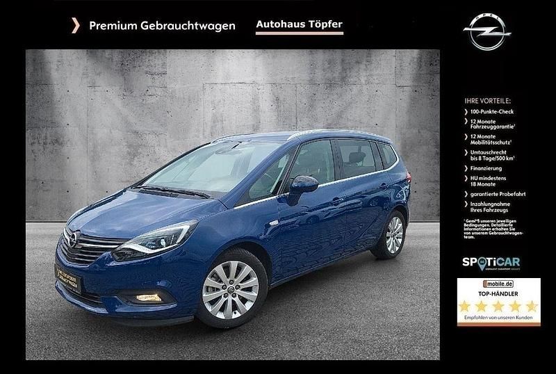 Gebraucht Opel Zafira Business Innovation 200 PS (147 kW) 2018 Blau Van / Kleinbus