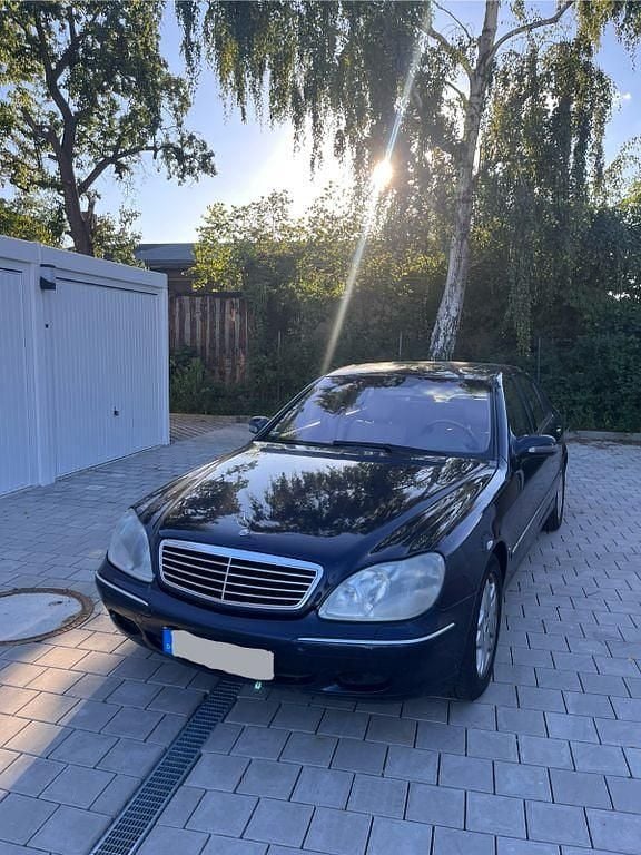 Blau Gebraucht 2001 Mercedes S500 Limousine | 6.500 € (Superpreis) - Bild 1/4