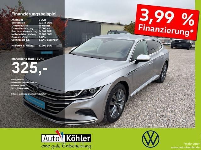 Pyritsilber metallic / titansc Gebraucht 2024 VW Arteon Elegance Kombi | 30.900 € (Superpreis) - Bild 1/3