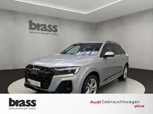 Satellitsilber metallic Gebraucht 2024 Audi Q7 S-Line SUV | 70.900 € (Guter Preis) - Bild 1/4