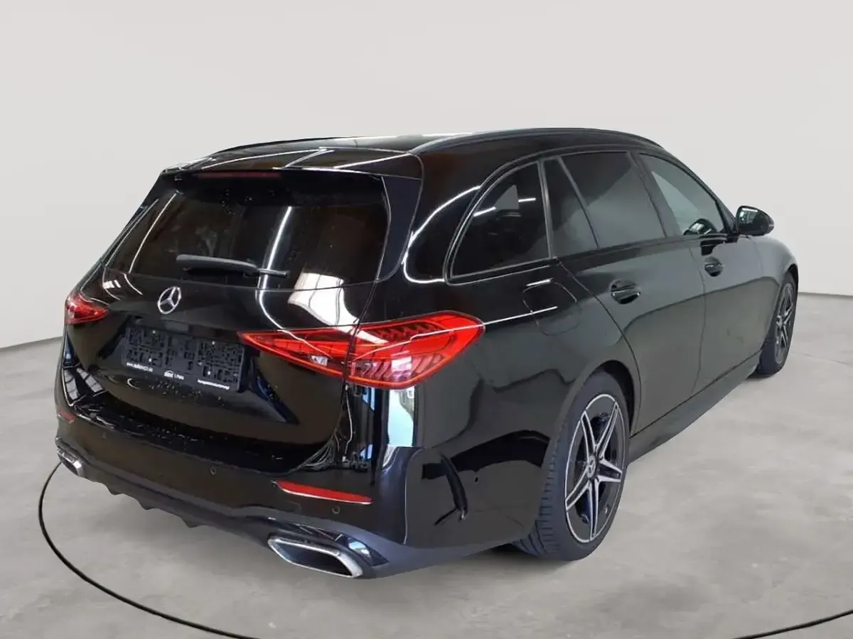 Gebraucht Mercedes C220 AMG line 200 PS (147 kW) 2023 Schwarz Kombi