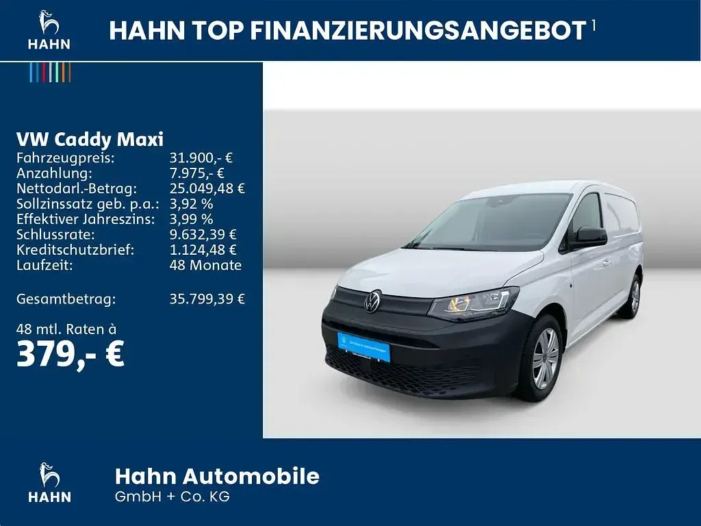 Second-hand VW Caddy Maxi 122 CP (89 kW) 2025 Alb Monovolum