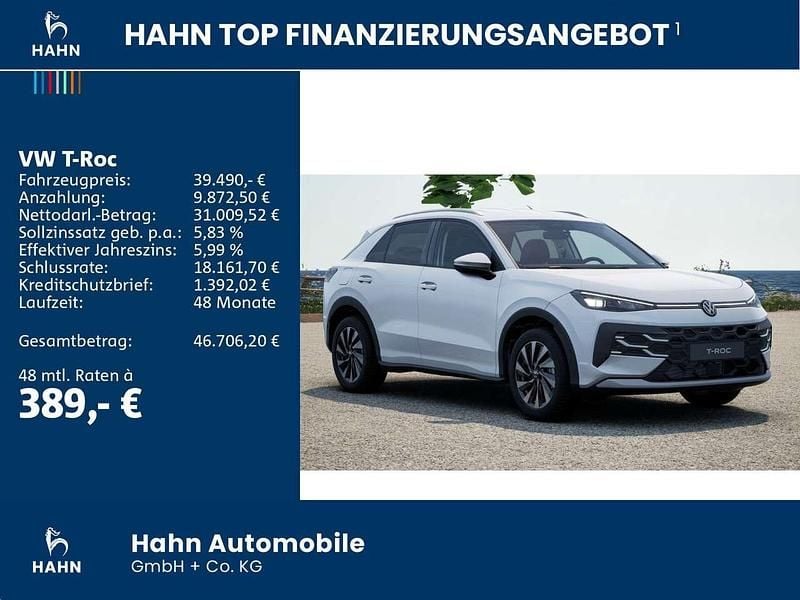 Neu VW T-Roc Style 150 PS (110 kW) 2026 Weiß SUV