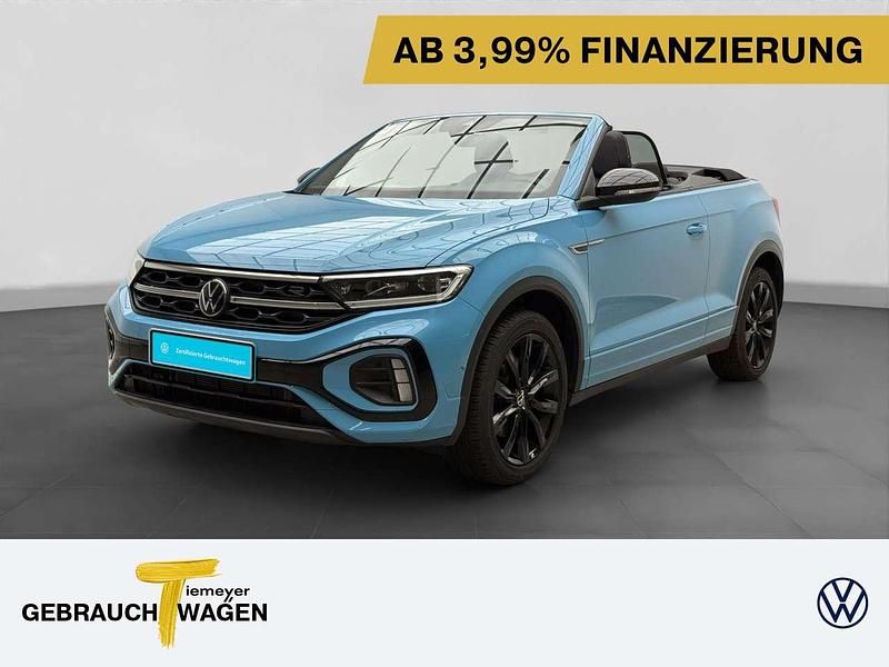 Teal blue Gebraucht 2024 VW T-Roc Cabriolet R-line Cabrio | 34.590 € (Teuer) - Bild 1/4