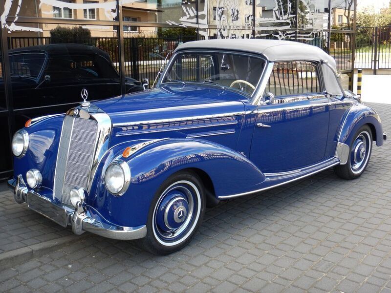 Blau Gebraucht 1952 Mercedes 220 Cabrio | 145.000 € - Bild 1/4
