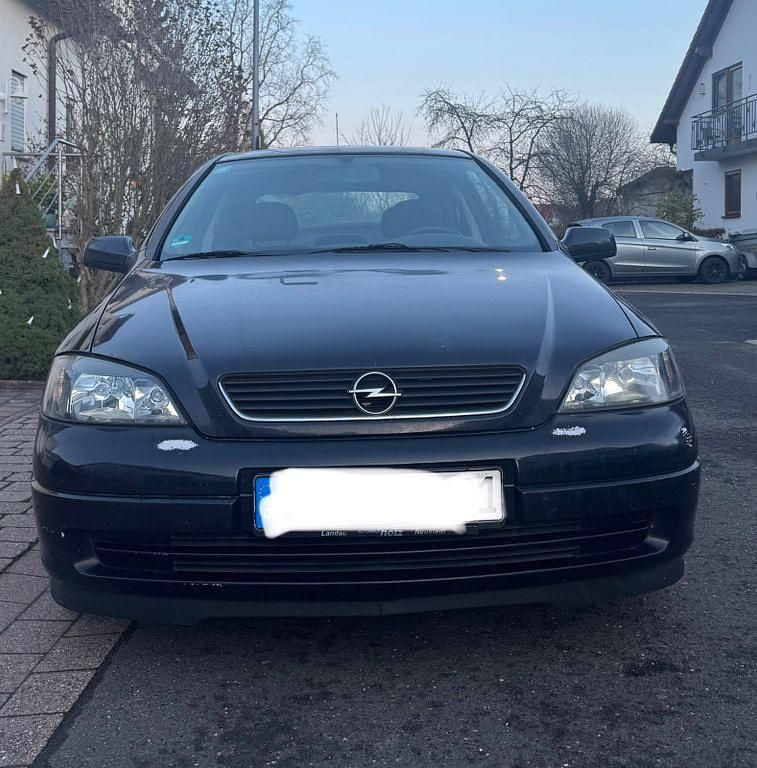 Schwarz Gebraucht 2003 Opel Astra Limousine | 799 € (Superpreis) - Bild 1/4