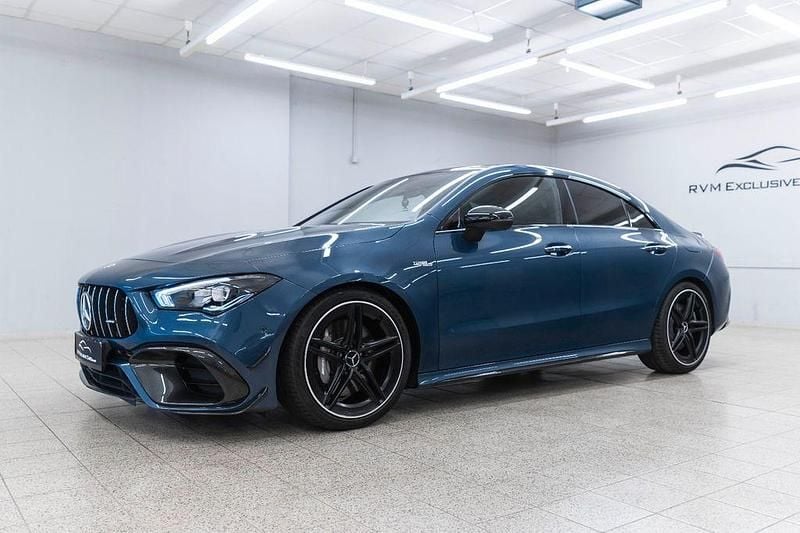 Blau Gebraucht 2023 Mercedes CLA45 AMG AMG Limousine | 47.500 € (Superpreis) - Bild 1/4