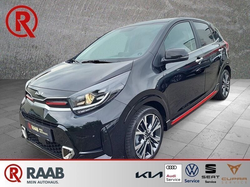 Schwarz Gebraucht 2023 Kia Picanto GT-Line Kleinwagen | 16.895 € (Fairer Preis) - Bild 1/4