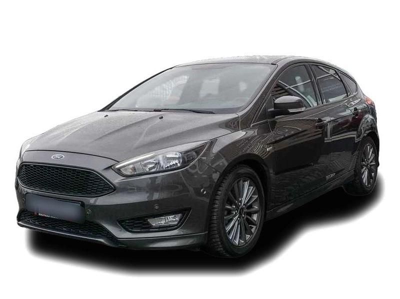 Grau Gebraucht 2017 Ford Focus ST-Line Limousine | 20.169 € - Bild 1/4