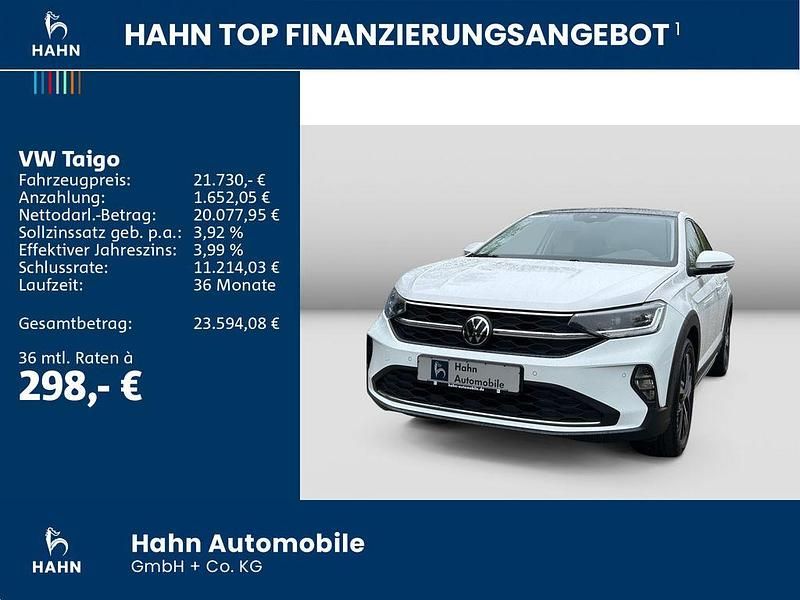 Gebraucht VW Taigo Style 110 PS (80 kW) 2022 Weiß SUV