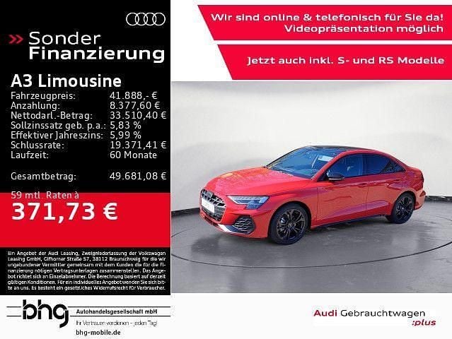 Rot Gebraucht 2025 Audi A3 S-Line Limousine | 40.888 € - Bild 1/4