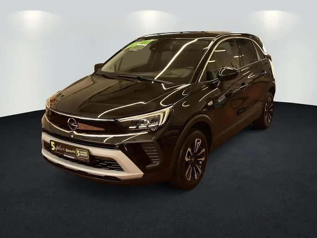 Gebraucht Opel Crossland Elegance 110 PS (80 kW) 2023 Schwarz perla nera (metallic) SUV