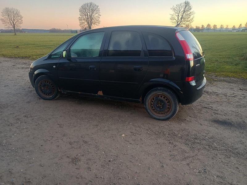 Schwarz Gebraucht 2004 Opel Meriva Van / Kleinbus | 350 € (Superpreis) - Bild 1/4