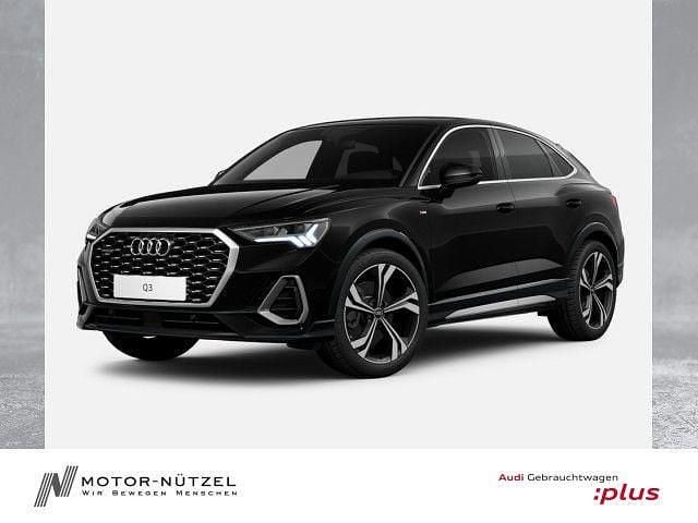 Schwarz Gebraucht 2024 Audi Q3 Sportback S-Line SUV | 53.930 € (Teuer) - Bild 1/4
