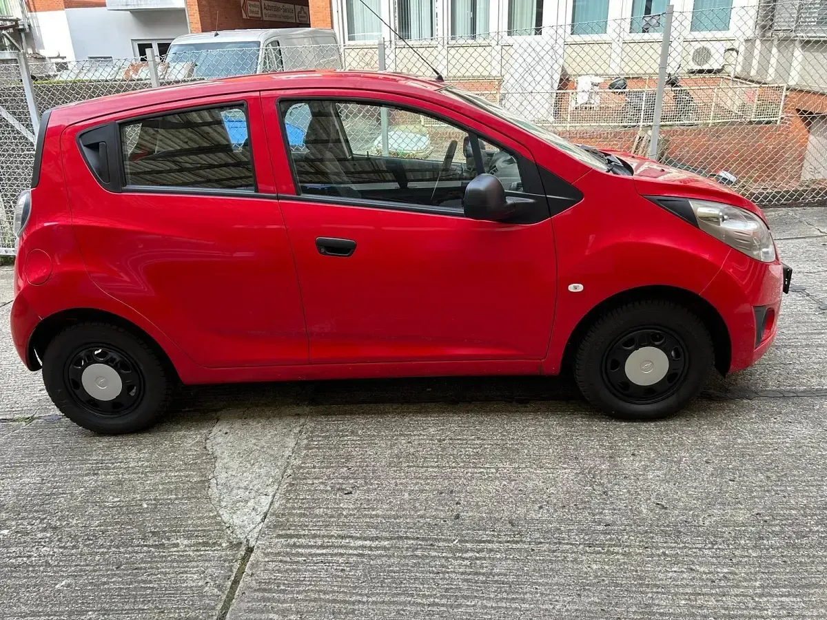 Gebraucht Chevrolet Spark 2012 Rot Kleinwagen