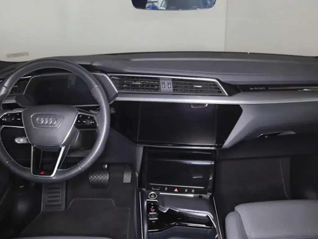 Gebraucht Audi e-tron Sportback S-Line 300 kW (408 PS) 2021 Catalunyarot metallic (metallic) SUV