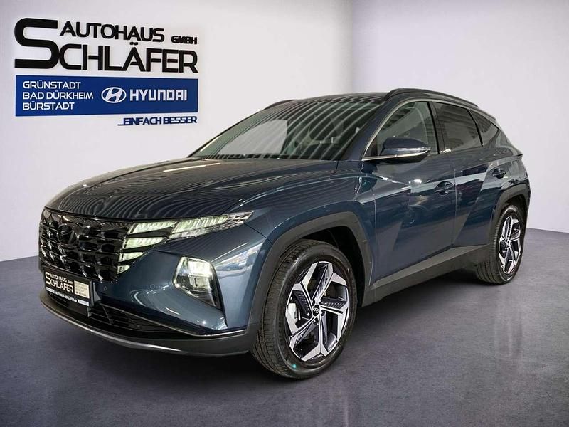 Teal blue / met Gebraucht 2021 Hyundai Tucson Trend SUV | 26.280 € (Guter Preis) - Bild 1/4
