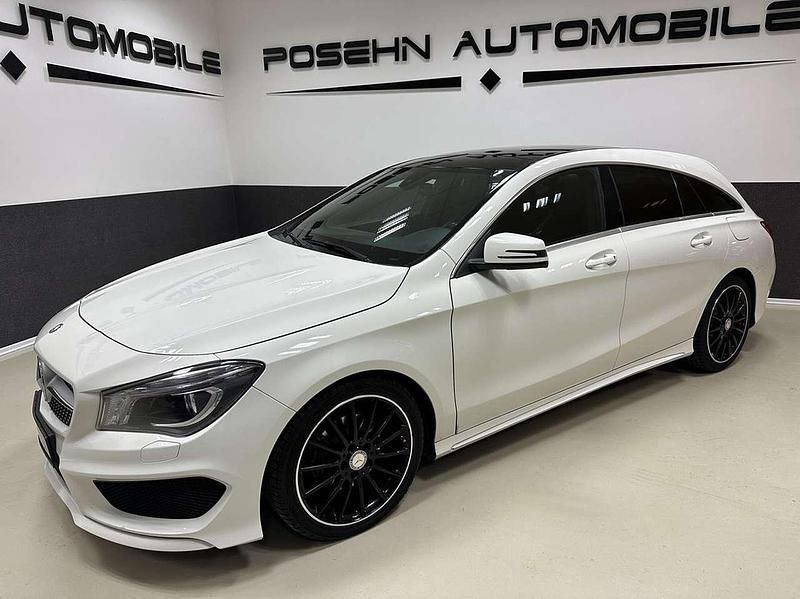 Gebraucht Mercedes CLA200 AMG line 136 PS (100 kW) 2015 Weiß Kombi