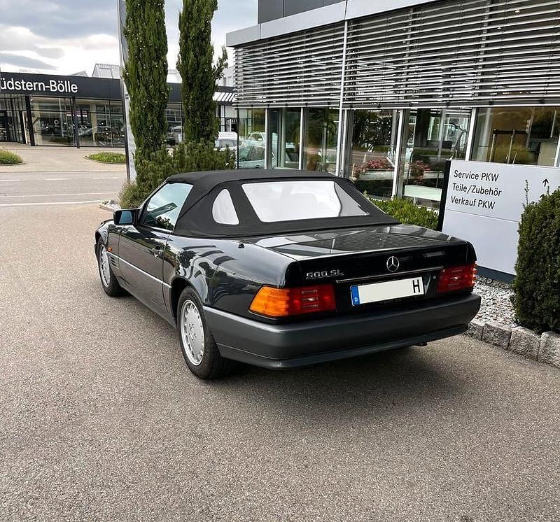 Gebraucht Mercedes SL500 326 PS (239 kW) 1990 Schwarz Cabrio