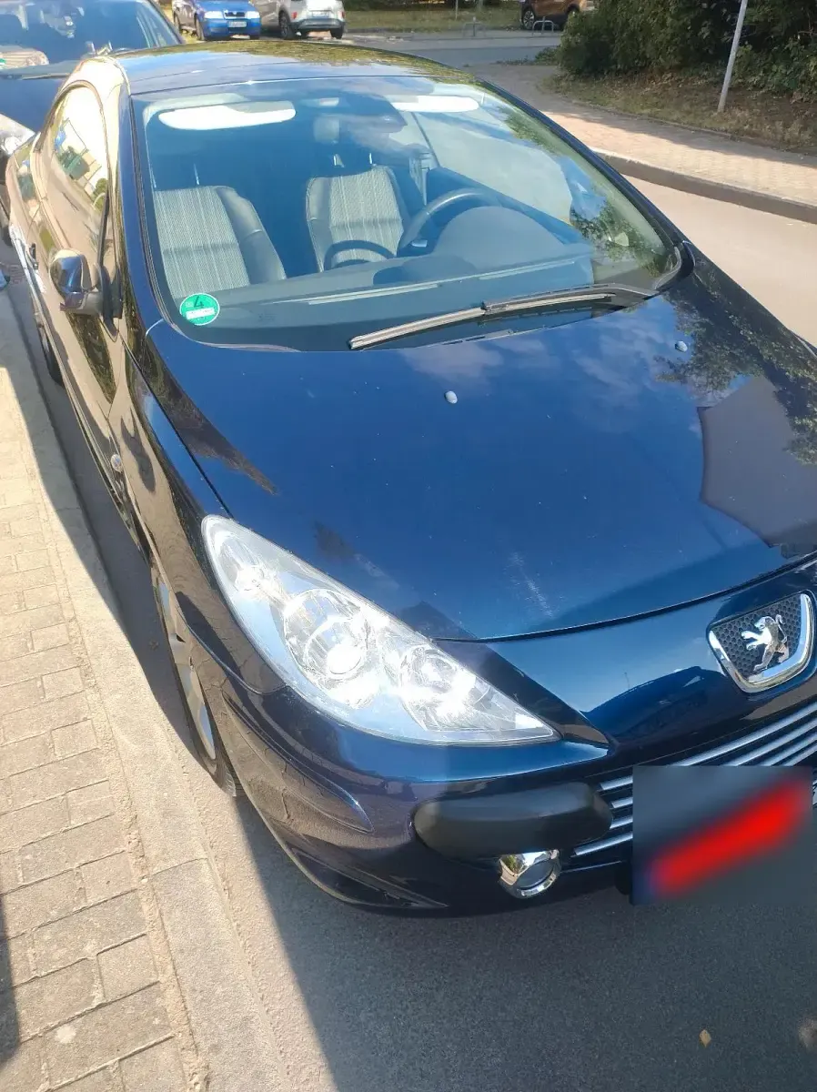 Gebraucht Peugeot 307 CC 140 PS (102 kW) 2008 Blau Cabrio
