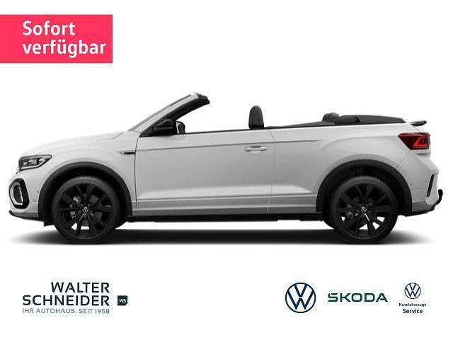 Pure white uni schwarz Neu 2025 VW T-Roc Cabriolet R-line Cabrio | 47.036 € (Fairer Preis) - Bild 1/2