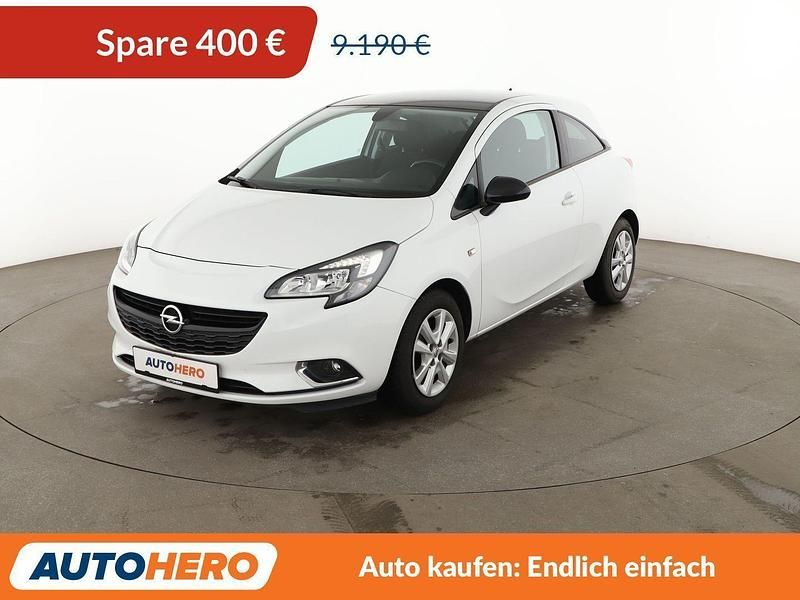 Weiß Gebraucht 2015 Opel Corsa Color Edition Kleinwagen | 8.790 € (Fairer Preis) - Bild 1/3