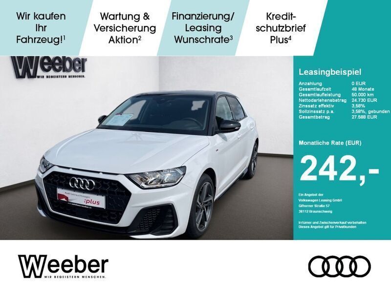 Gletscherweiß (metallic) Gebraucht 2024 Audi A1 Design Kleinwagen | 23.690 € (Fairer Preis) - Bild 1/4
