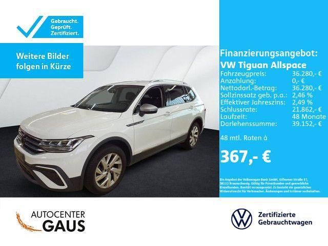 Weiß Gebraucht 2024 VW Tiguan Allspace Life SUV | 36.280 € (Fairer Preis) - Bild 1/2