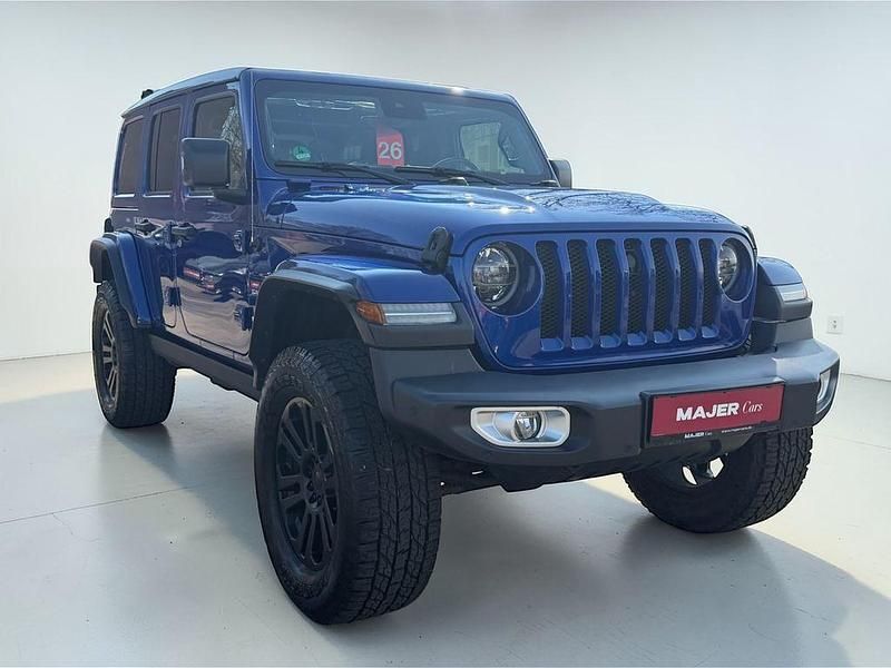 Gebraucht Jeep Wrangler Sahara 200 PS (147 kW) 2021 Blau SUV