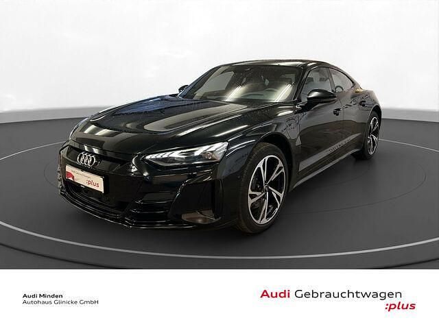 Mythosschwarz metallic Gebraucht 2023 Audi e-tron GT quattro Ambiente Limousine | 62.980 € (Teuer) - Bild 1/2