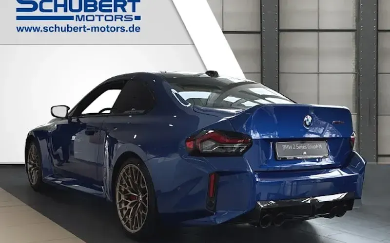 Ny BMW M2 Performance 530 HK (389 kW) 2026 Blå Coupe