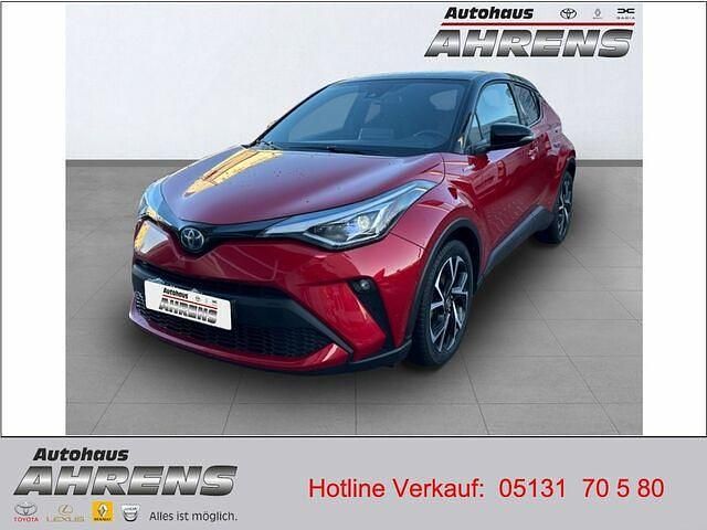 Karminarot metallic / dach schwarz (metallic) Gebraucht 2020 Toyota C-HR Team SUV | 22.900 € (Fairer Preis) - Bild 1/2