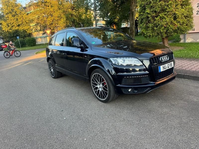 Schwarz Gebraucht 2012 Audi Q7 S-Line SUV | 13.800 € (Superpreis) - Bild 1/4